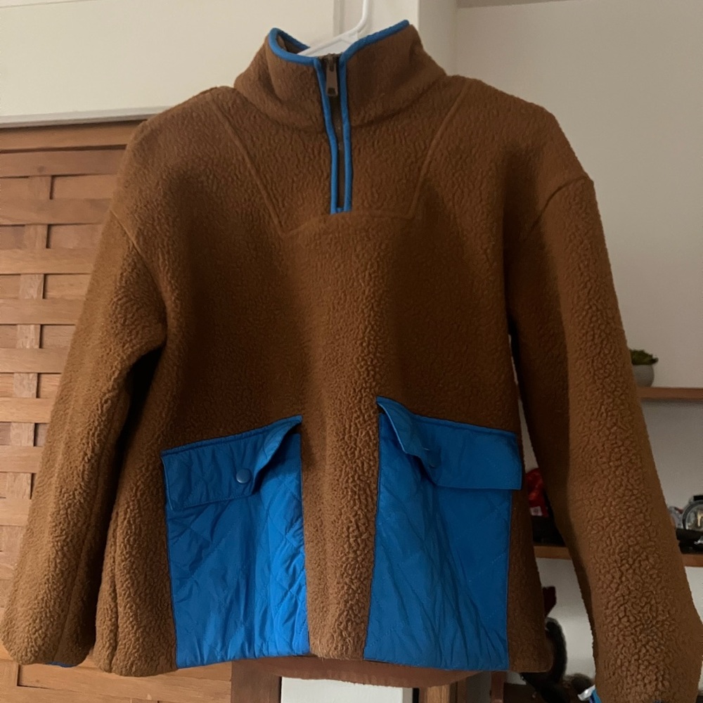 Madewell Brown and Blue Jacket